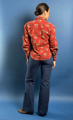 Load image into Gallery viewer, Vintage 1960s Rockmount Western Shirt w/ Cowboy Print
