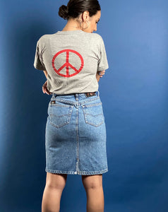 Vintage 1980s FIORRUCI Designer Denim Skirt