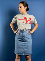 Load image into Gallery viewer, Vintage 1980s FIORRUCI Designer Denim Skirt
