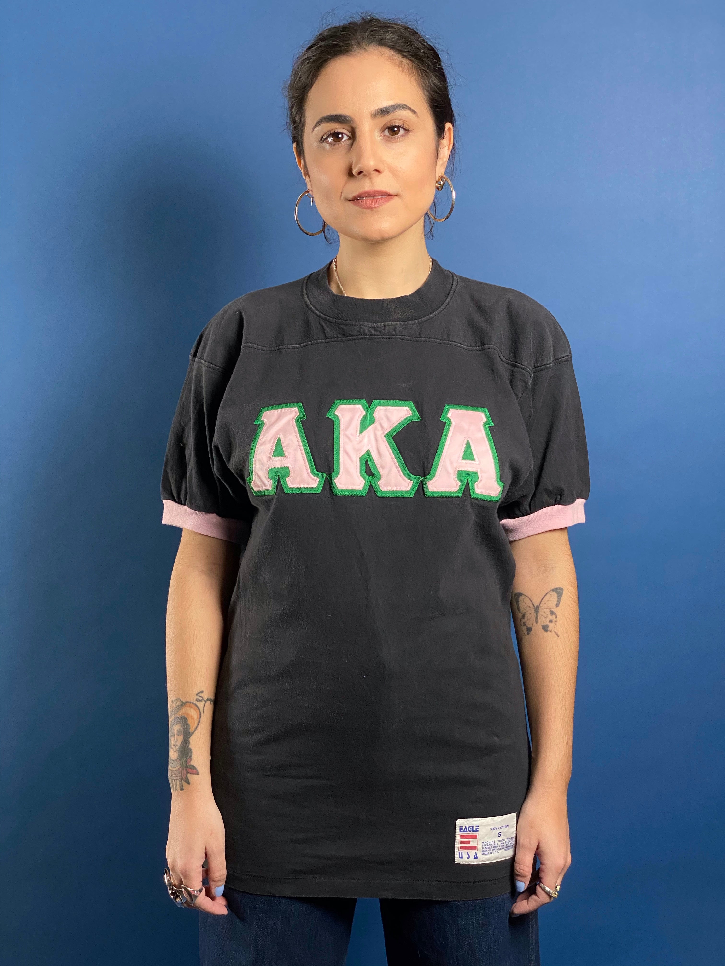 Vintage 1970s American Uni Jersey w/ AKA Letters