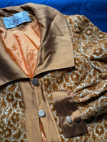 Load image into Gallery viewer, Vintage 1960s Lilli Ann Brocade Penny Lane Coat
