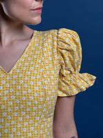 Load image into Gallery viewer, Vintage RARE 1970s Cottagecore Prairie Maxi Dress w/ Floral Pattern
