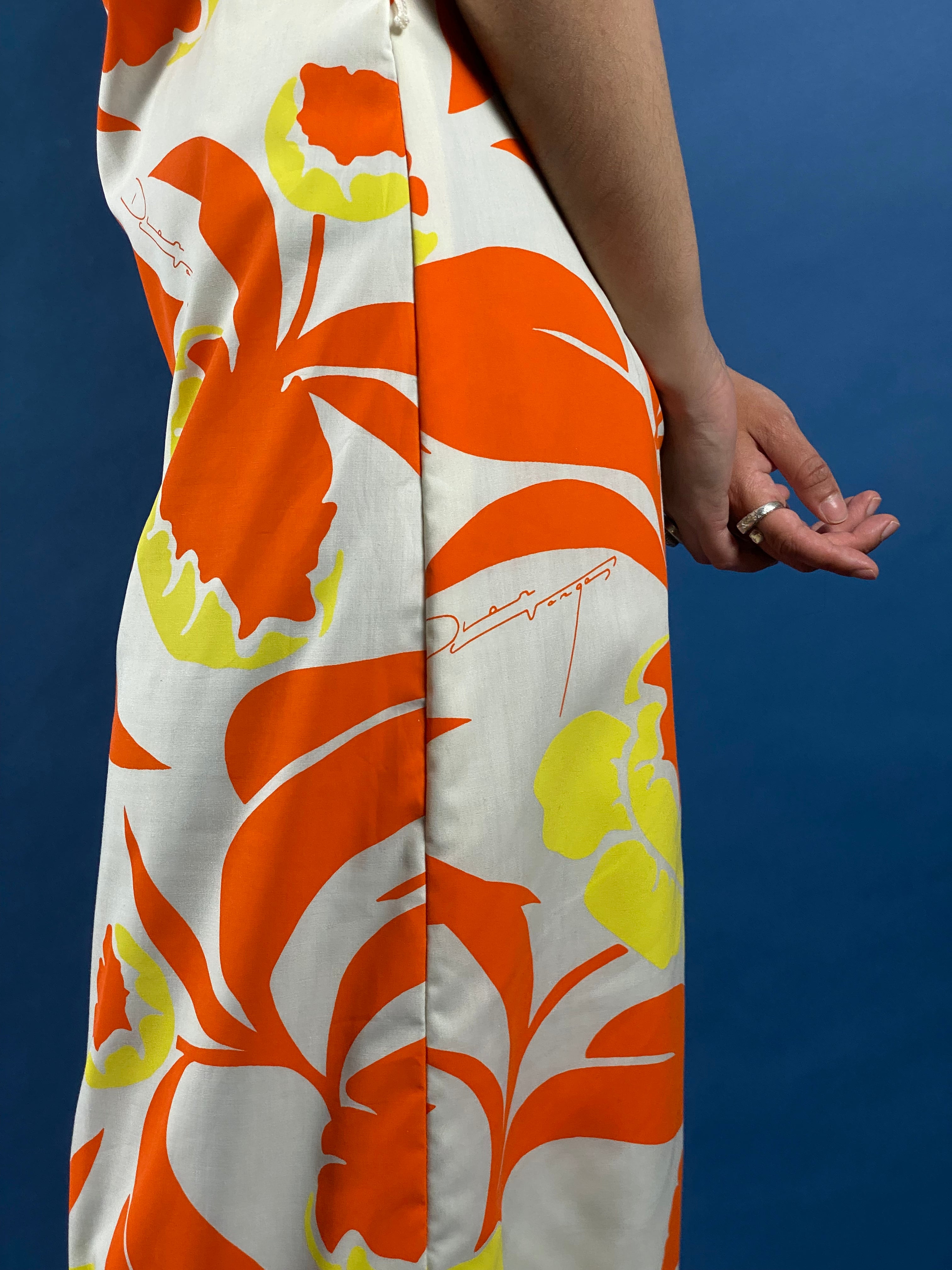 Vintage 1960s Shifts International of Miami Dress by Hawaiian textile designer Dior Vargas