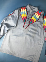 Load image into Gallery viewer, Vintage 1970s Woodstock Chambray Shirt w/ Patchwork
