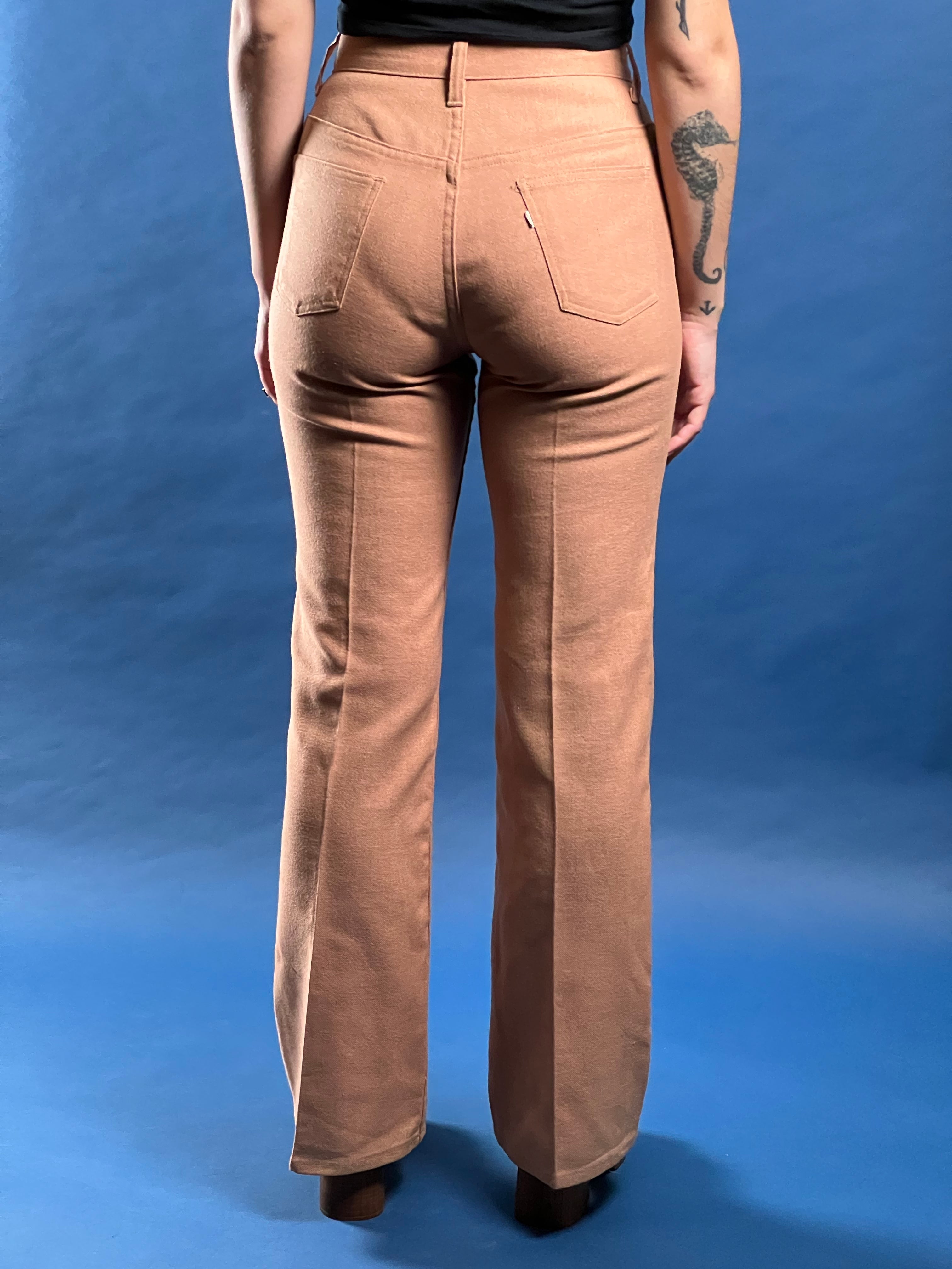 Vintage 1960s LEVIS BIG E  Cotton Bootcut Trousers