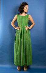 Load image into Gallery viewer, Vintage 1970s Prairie Maxi Dress with Floral Pattern
