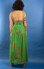 Load image into Gallery viewer, Vintage 1970s Prairie Maxi Dress with Floral Pattern
