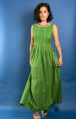 Load image into Gallery viewer, Vintage 1970s Prairie Maxi Dress with Floral Pattern
