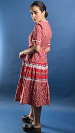 Load image into Gallery viewer, Vintage 1970s RICHARDS SHOP Summer Prairie Dress
