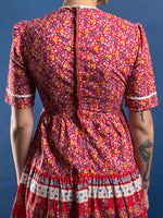 Load image into Gallery viewer, Vintage 1970s RICHARDS SHOP Summer Prairie Dress
