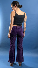 Load image into Gallery viewer, Vintage 1960s Woodstock Velvet Flare Trousers
