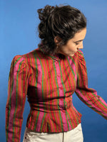 Load image into Gallery viewer, Vintage 1980s KENZO TAKADA Pattern Blouse
