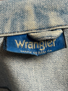 Vintage 1990s Light Wash Denim Wrangler Jacket