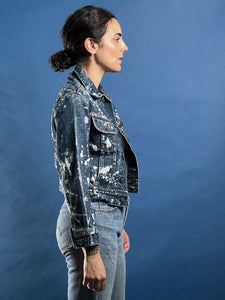 Vintage 1990s LEE Denim Tie Dye Jacket