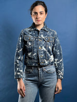 Load image into Gallery viewer, Vintage 1990s LEE Denim Tie Dye Jacket
