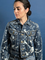 Load image into Gallery viewer, Vintage 1990s LEE Denim Tie Dye Jacket
