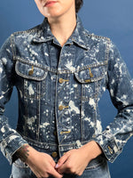 Load image into Gallery viewer, Vintage 1990s LEE Denim Tie Dye Jacket
