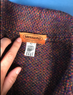 Load image into Gallery viewer, Vintage 1980s MISSONI Wool Abstract Pattern Jacket
