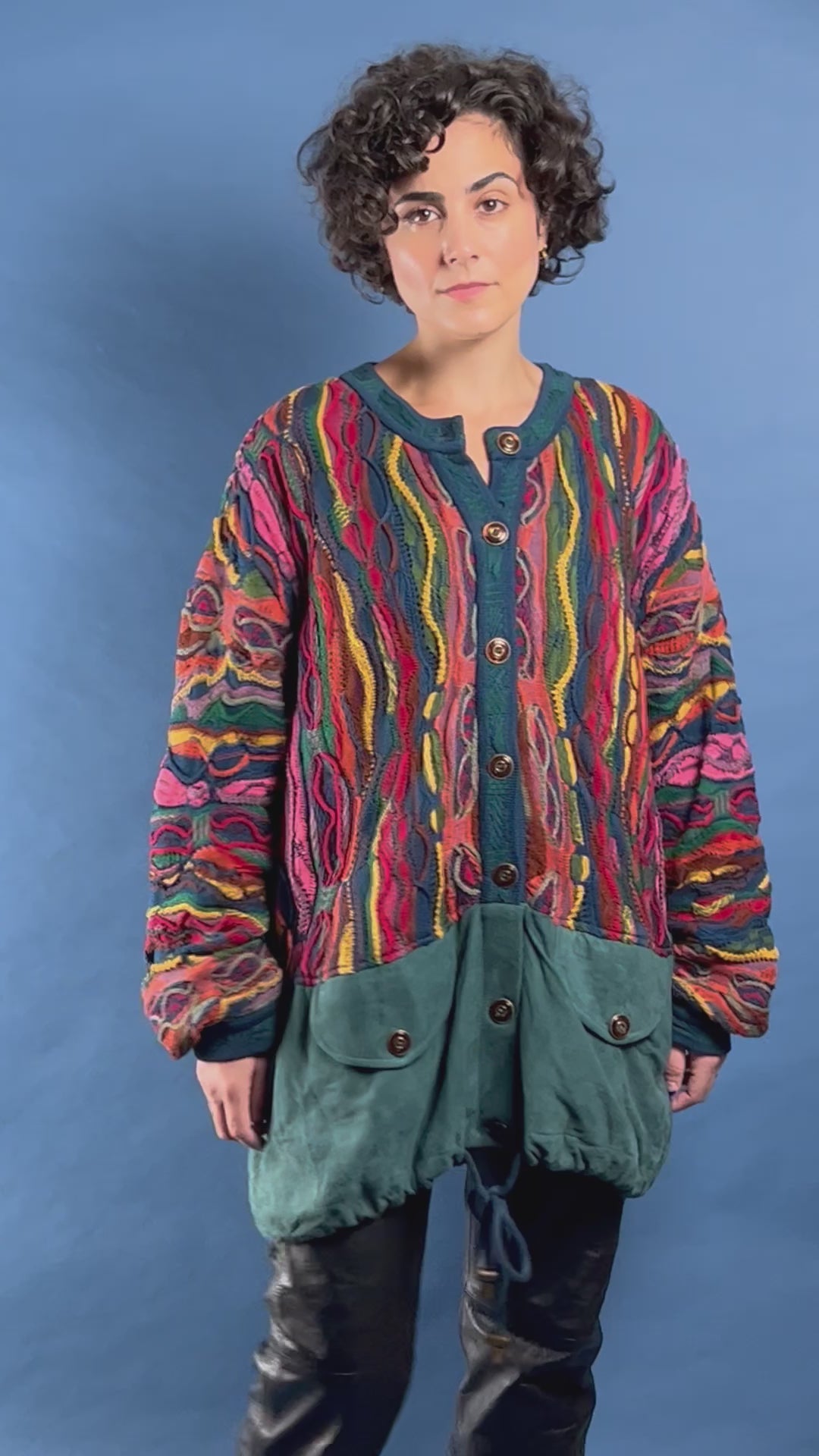 Vintage 1980s COOGI Knit Jacket