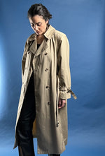 Load image into Gallery viewer, Vintage 1970s London Fog Beige Classic Trench Coat
