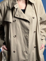 Load image into Gallery viewer, Vintage 1970s London Fog Beige Classic Trench Coat
