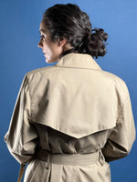 Load image into Gallery viewer, Vintage 1970s London Fog Beige Classic Trench Coat
